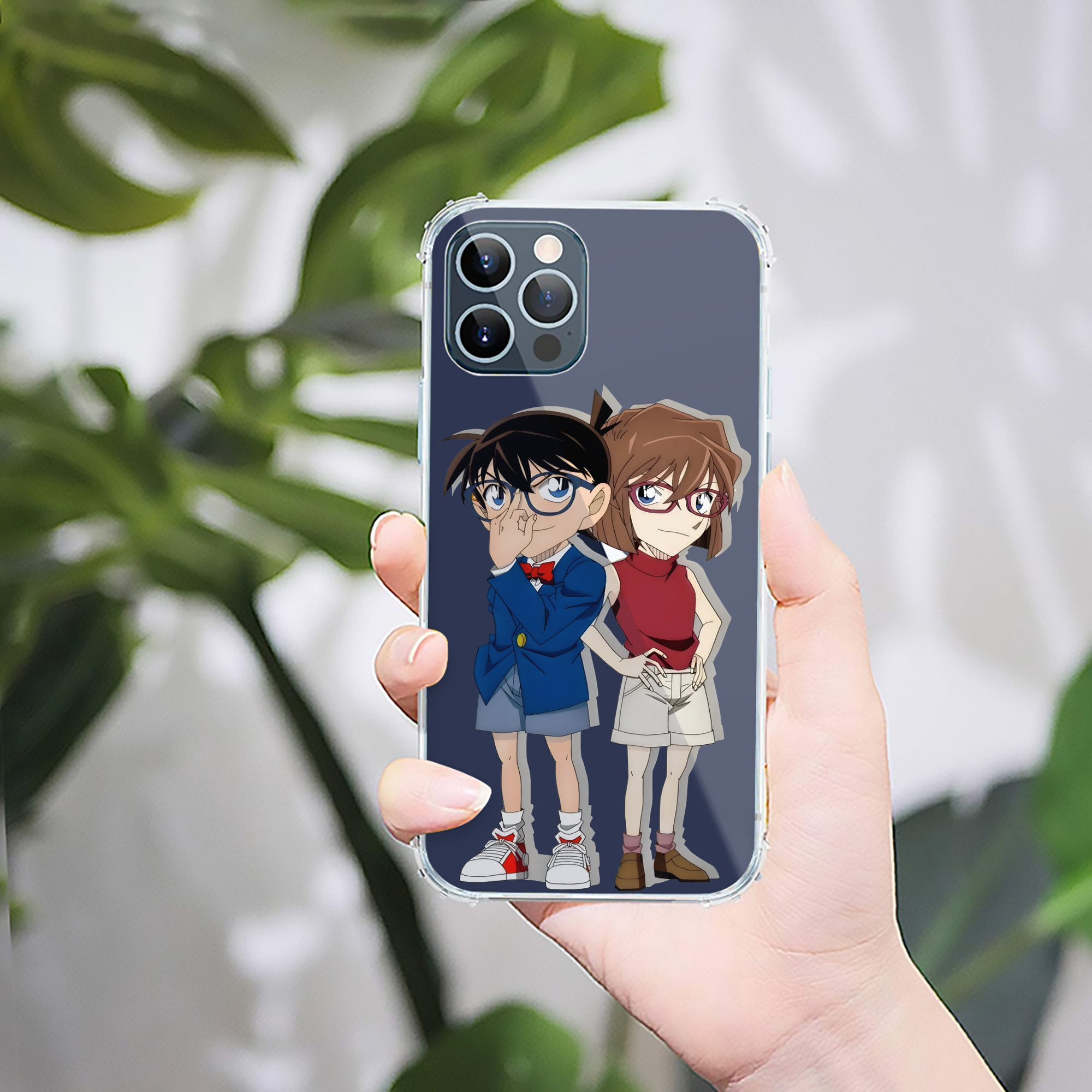 （画像用） 名探偵コナン 灰原 哀 はいばら あい Detective Conan Anita Hailey、Vi Graythorn Haibara Ai 【iPhone 12シリーズ対応】透明スマホケース（クリアソフトケース）